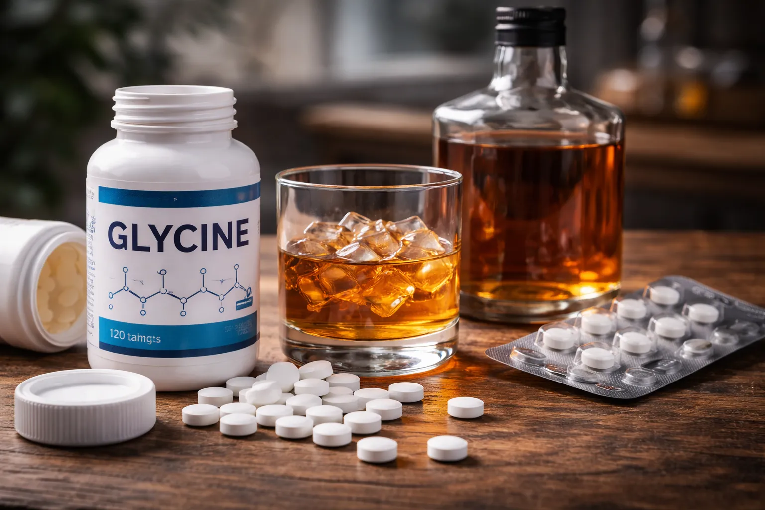 Глицин и алкоголь